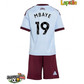 Aston Villa Ibrahim Mbaye #19 Kolmaspaita Lapsille 2026-27 Lyhythihainen (+ shortsit)